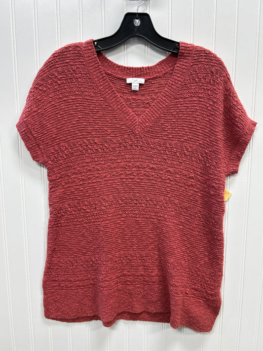 Top Ss By J. Jill In Red, Size:Sp