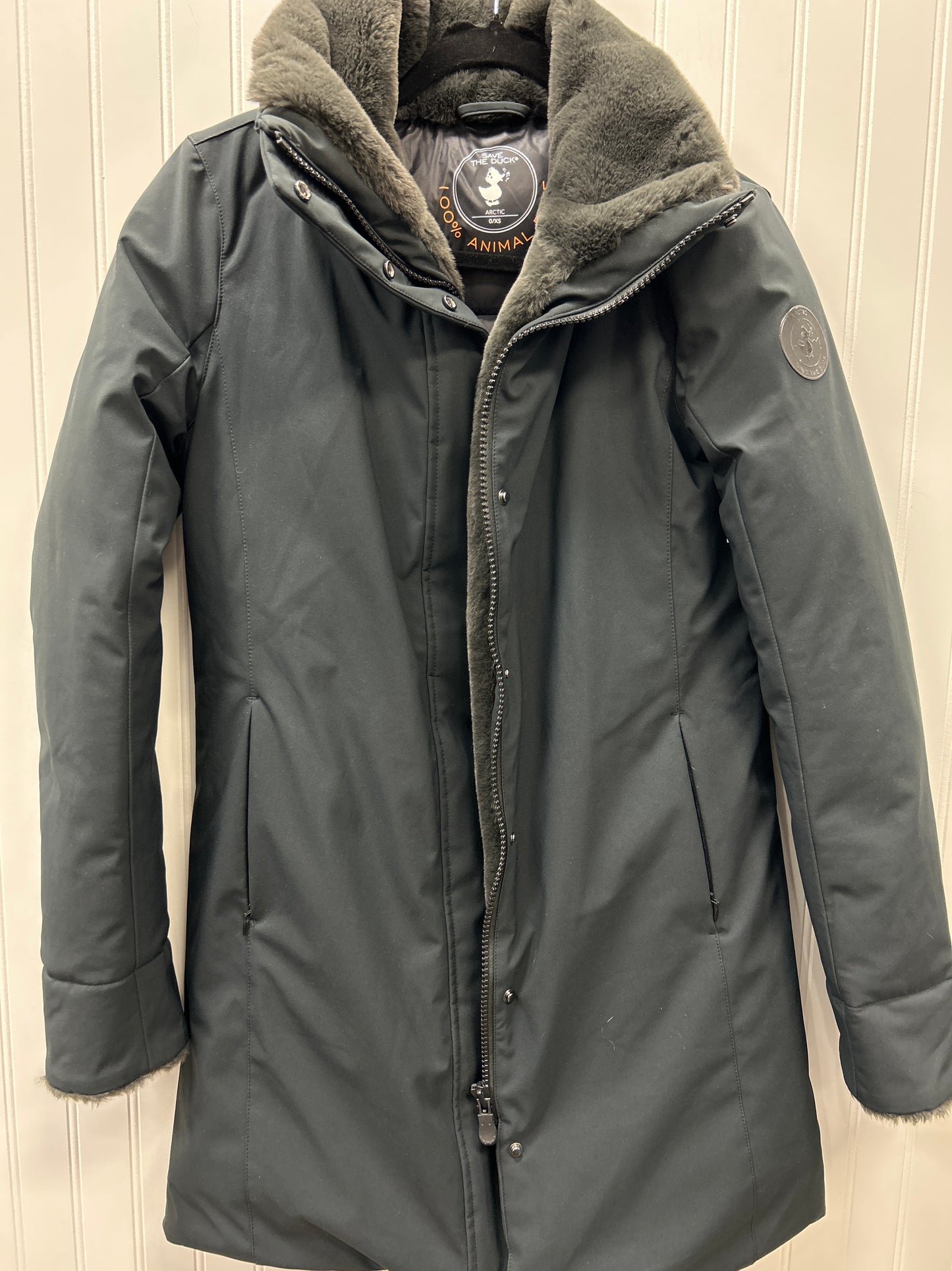 Coat Puffer & Quilted By Save The Duck In Black, Size:Xs