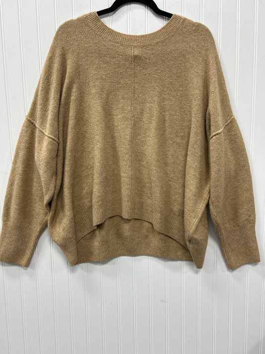 Sweater By Vince Camuto In Tan, Size:Xxl