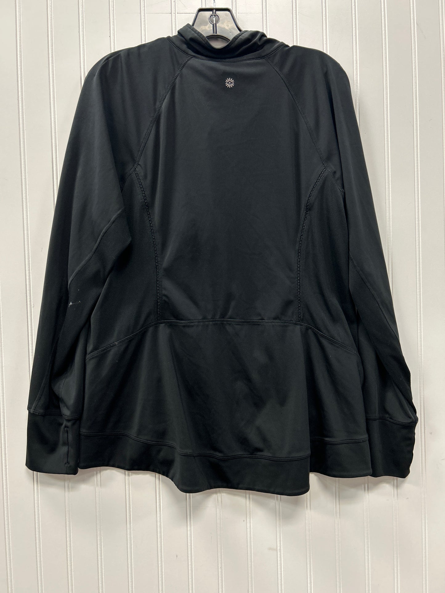Athletic Jacket By Tangerine In Black, Size:Xl