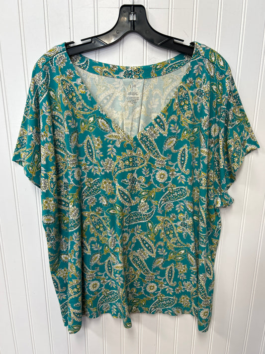 Top Ss By J. Jill In Green, Size:2X