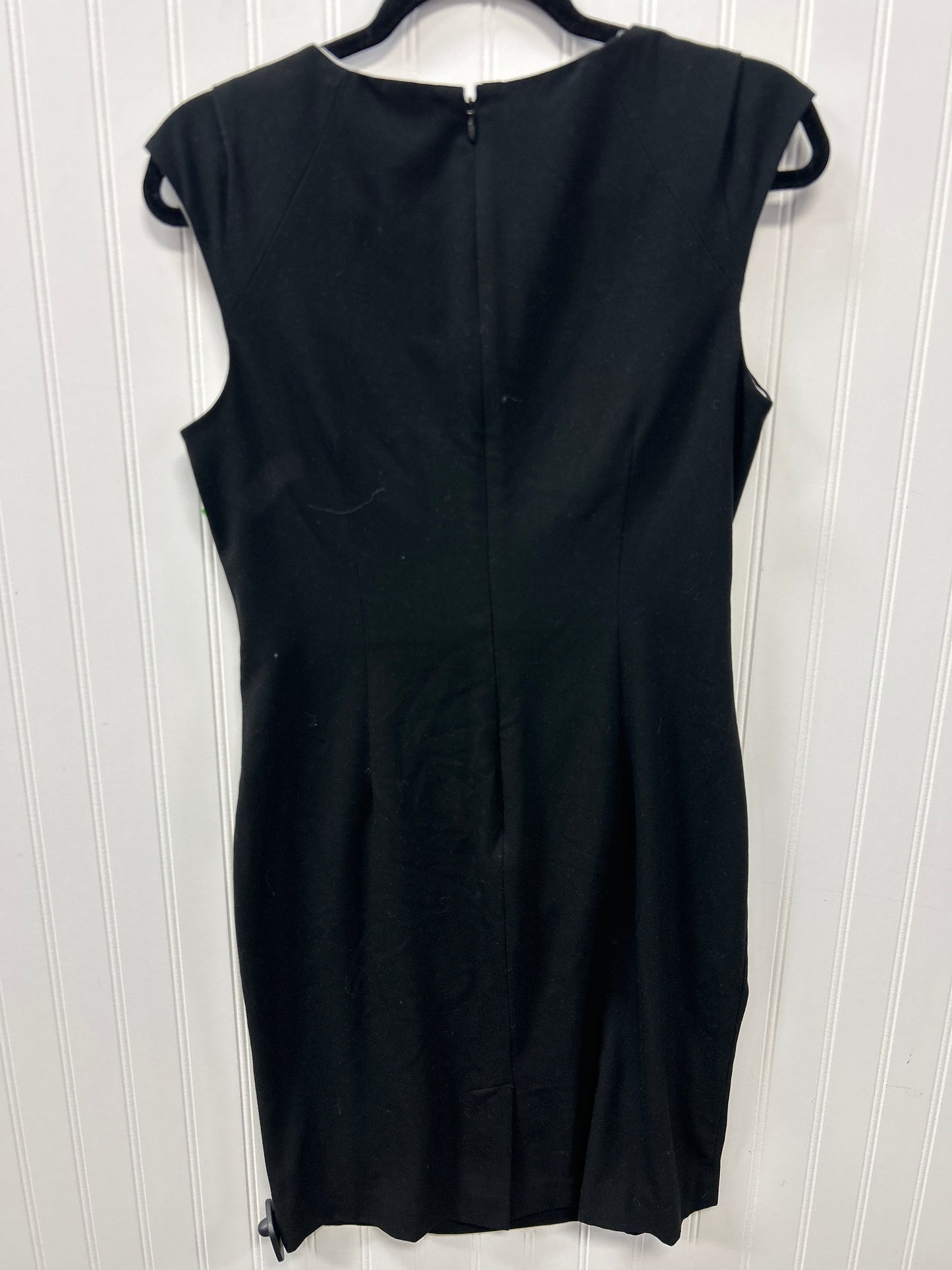 Dress Casual Midi By Calvin Klein In Black, Size:8