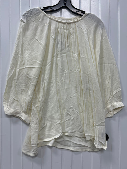Top Ls By Maurices In Cream, Size:Xl