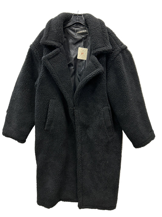 Coat Faux Fur & Sherpa By Fabletics In Black, Size:Xl