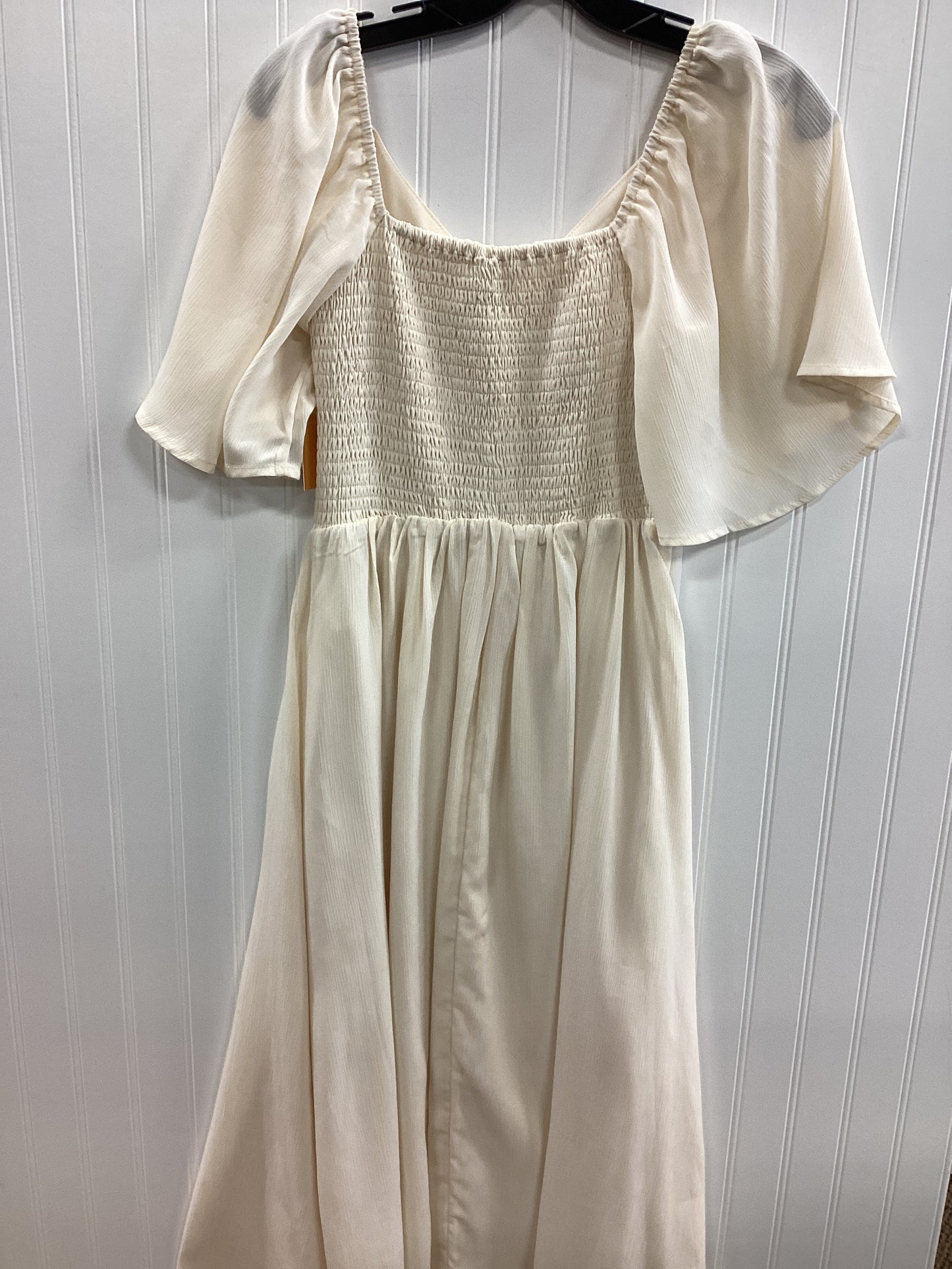Dress Casual Maxi By Prettygarden In Cream, Size:S