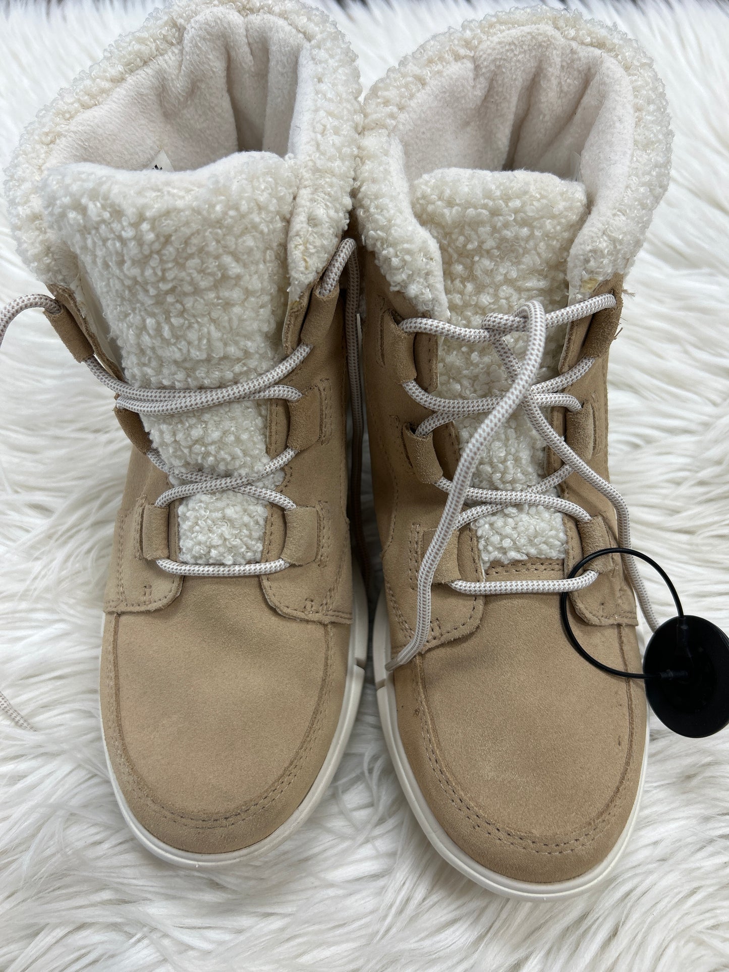 Boots Snow By Sorel In Tan, Size:8.5