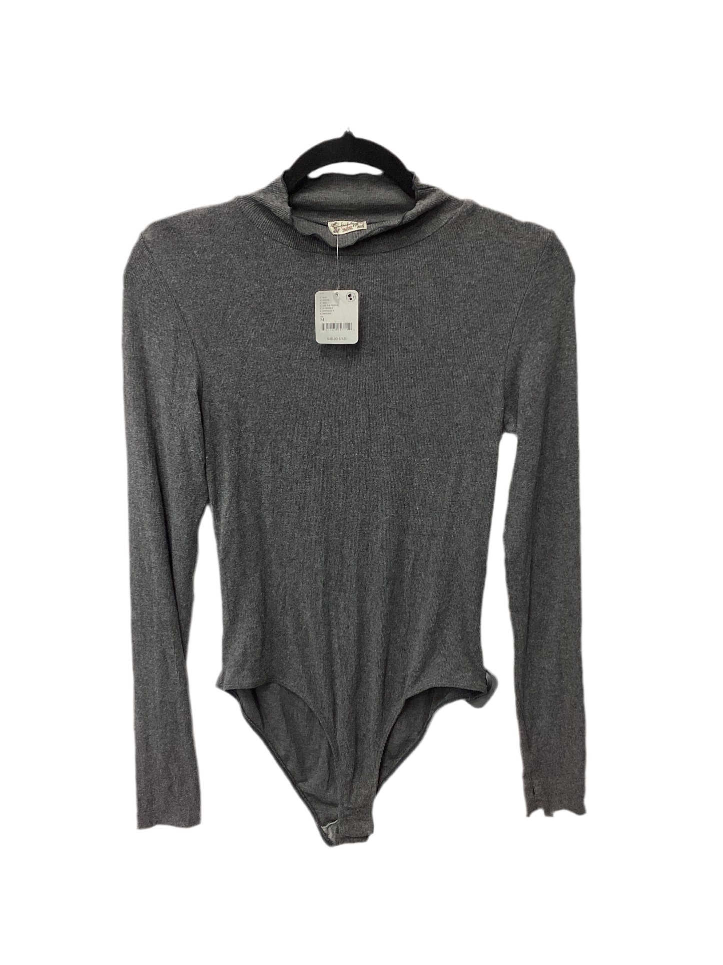 Bodysuit By Free People In Grey, Size:L