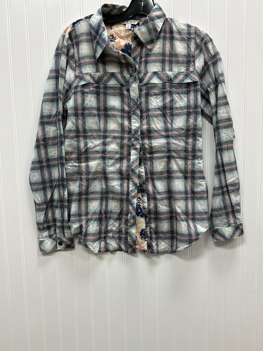 Top Ls By Cabi In Plaid Pattern, Size:S