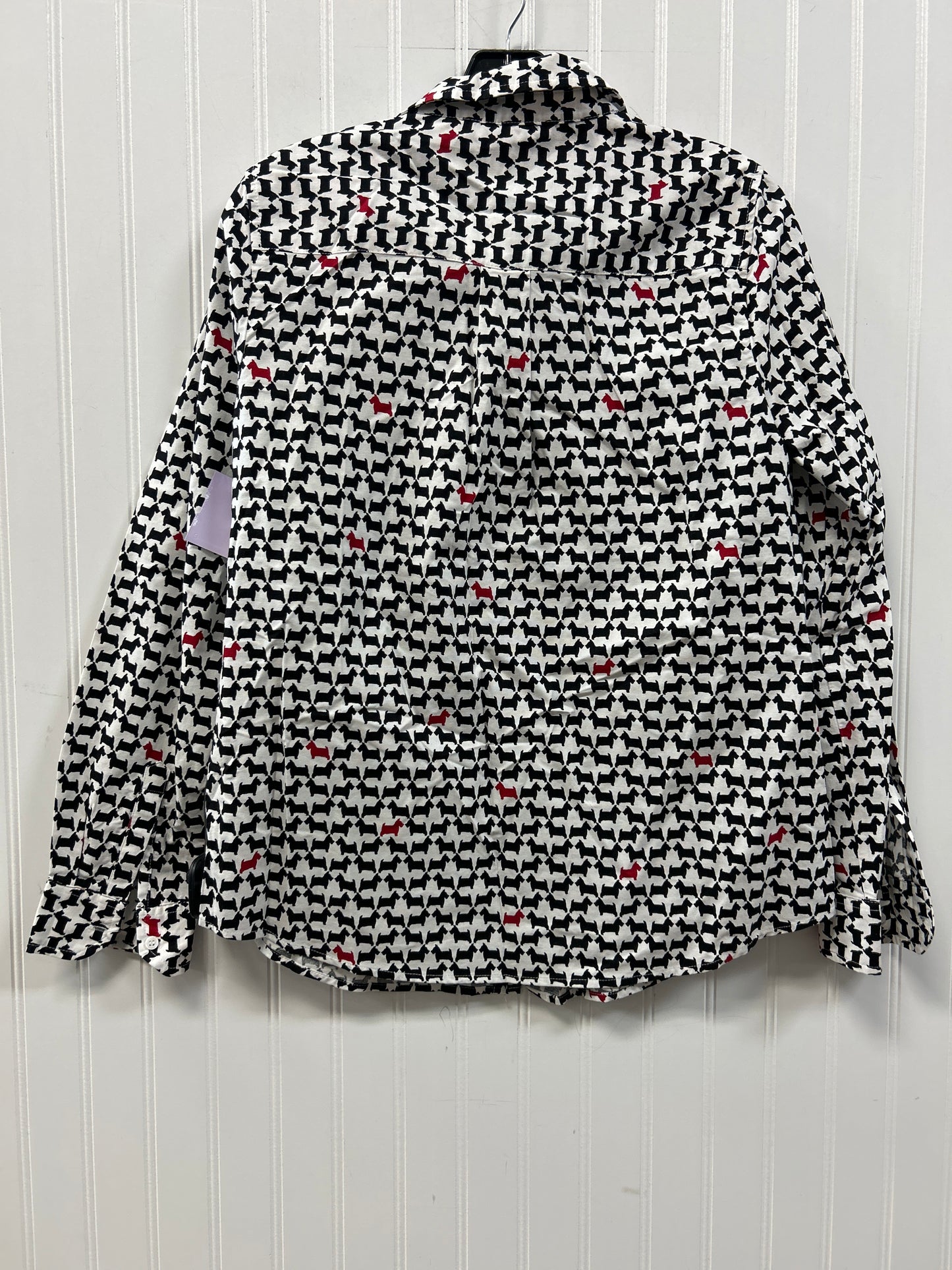 Top Ls By Charter Club In Black & White, Size:M