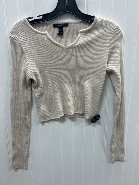 Top Ls By Forever 21 In Cream, Size:S