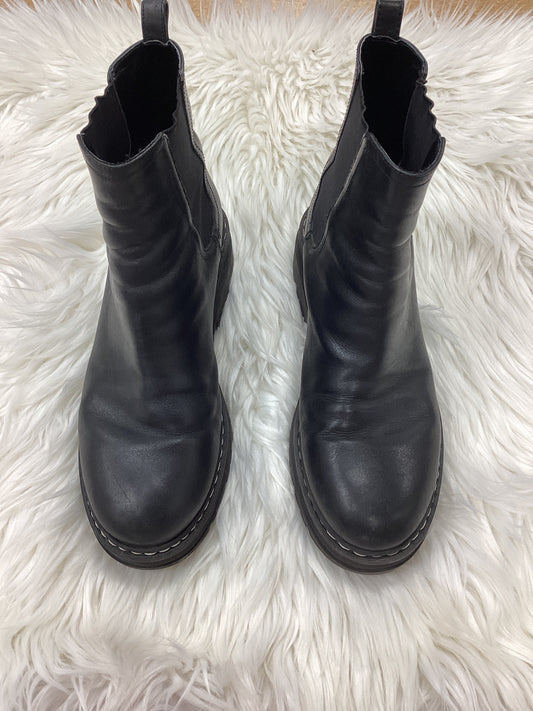 Boots Ankle Flats By Marc Fisher In Black, Size:8.5