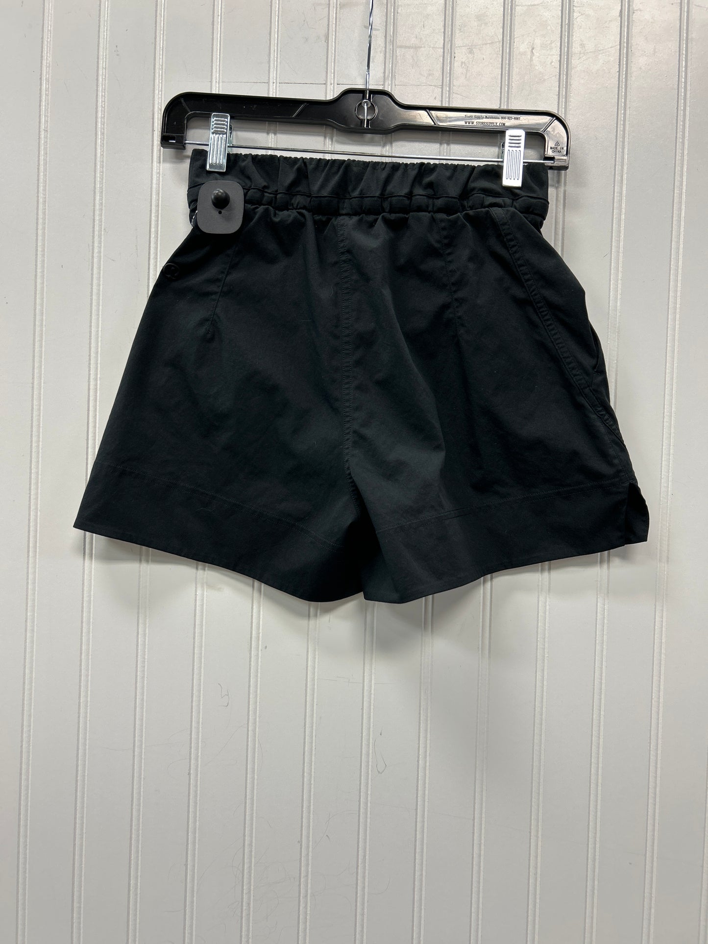 Athletic Shorts By Lululemon In Black, Size:Xxs