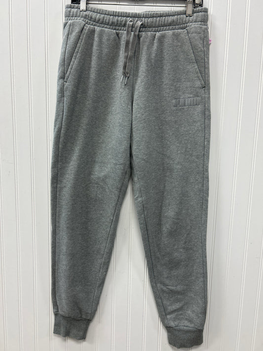 Athletic Pants By Puma In Grey, Size:M