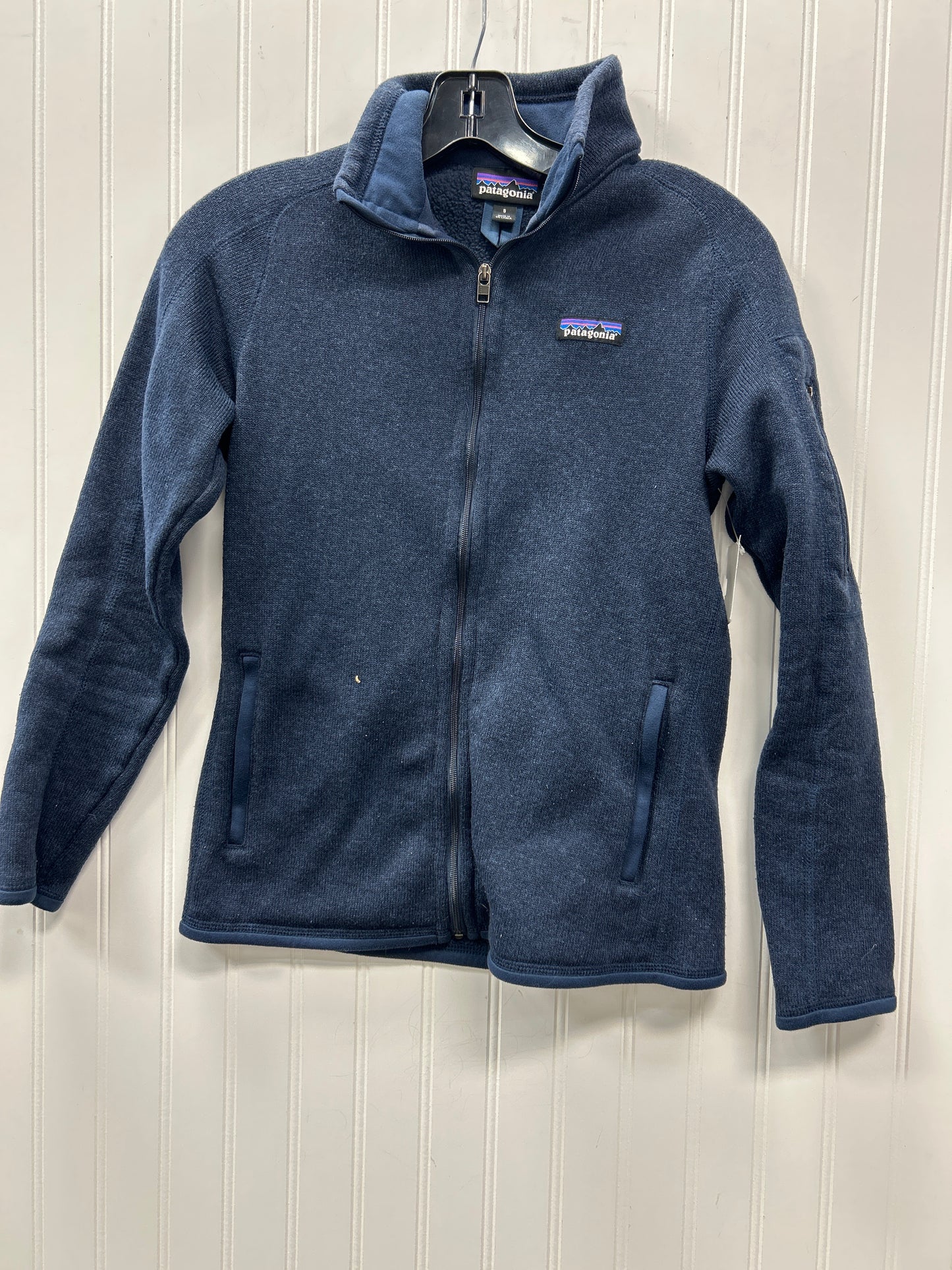 Jacket Fleece By Patagonia In Navy, Size:S