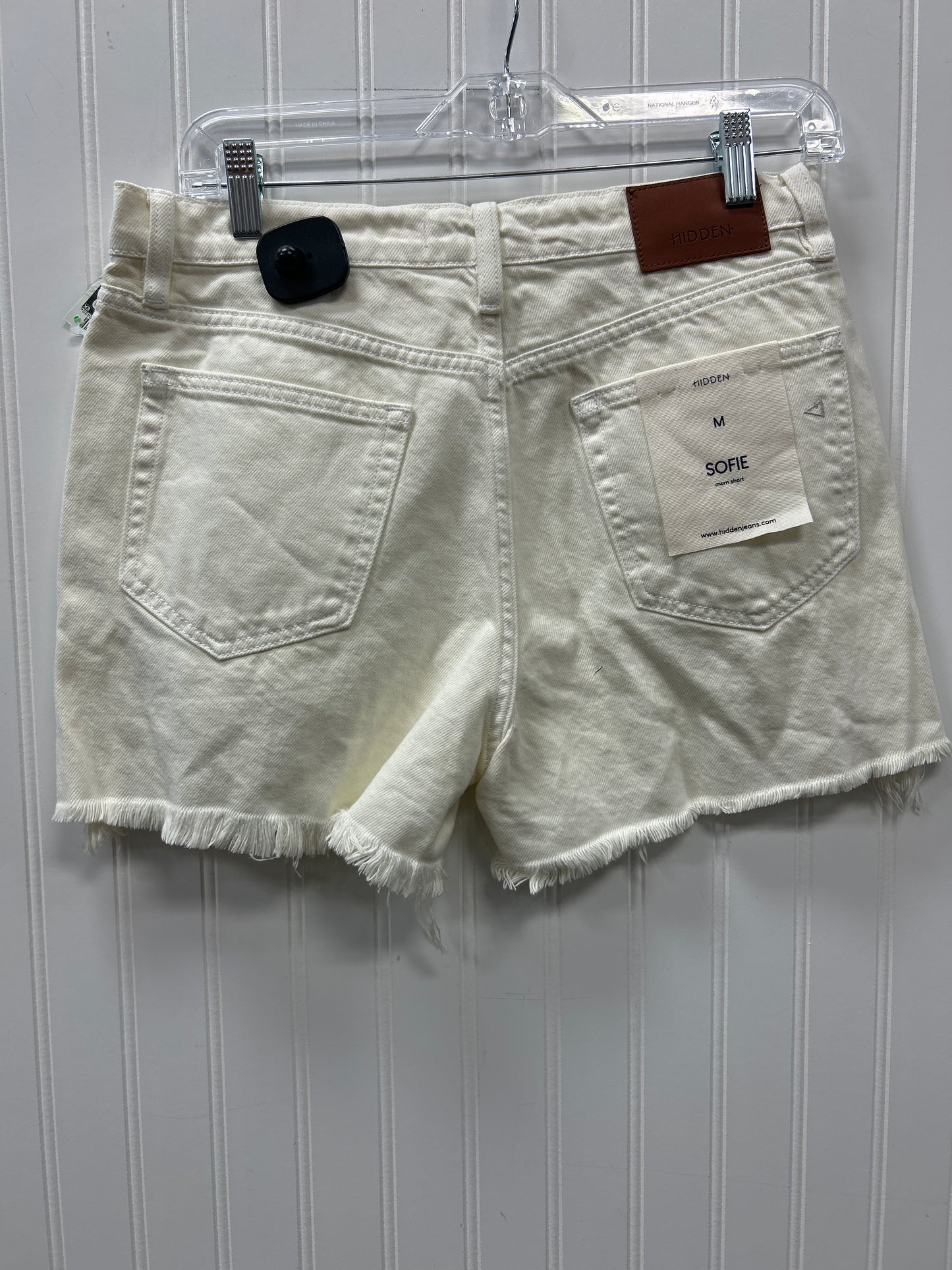 Shorts By Hidden In Cream Denim, Size:M NWT