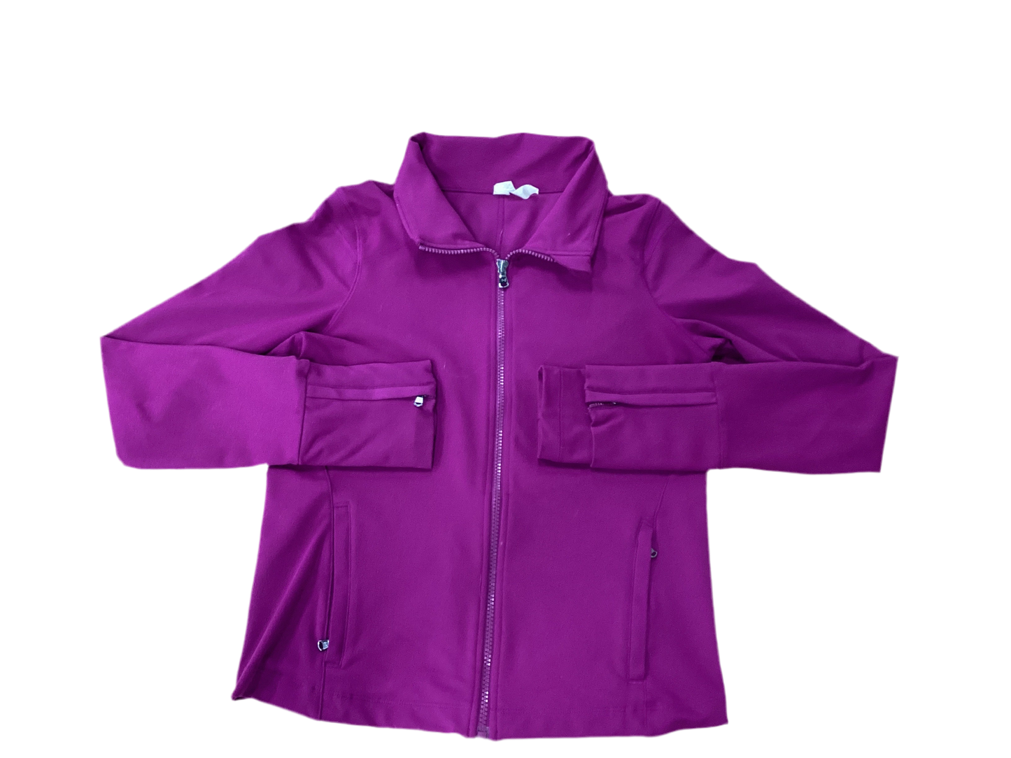 Athletic Jacket By Under Armour In Purple, Size:M
