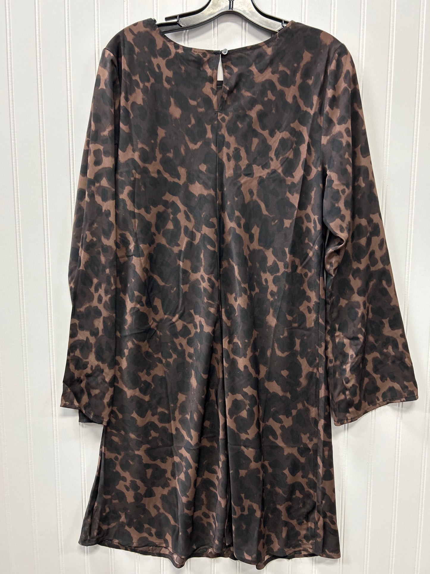 Dress Casual Midi By Gap In Animal Print, Size:L NWT