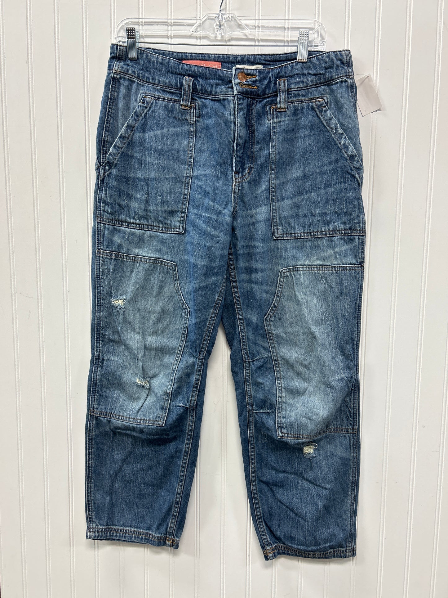 Jeans Straight By Pilcro In Blue Denim, Size:8P