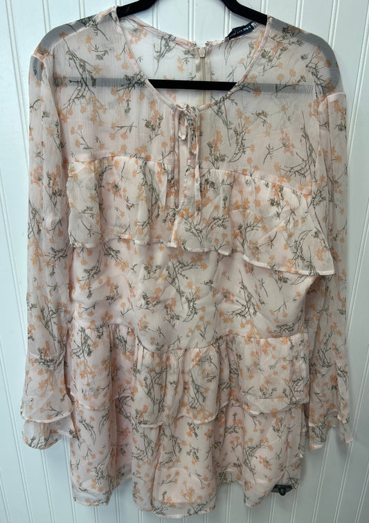 Dress Casual Midi By American Eagle In Floral Print, Size:Xl