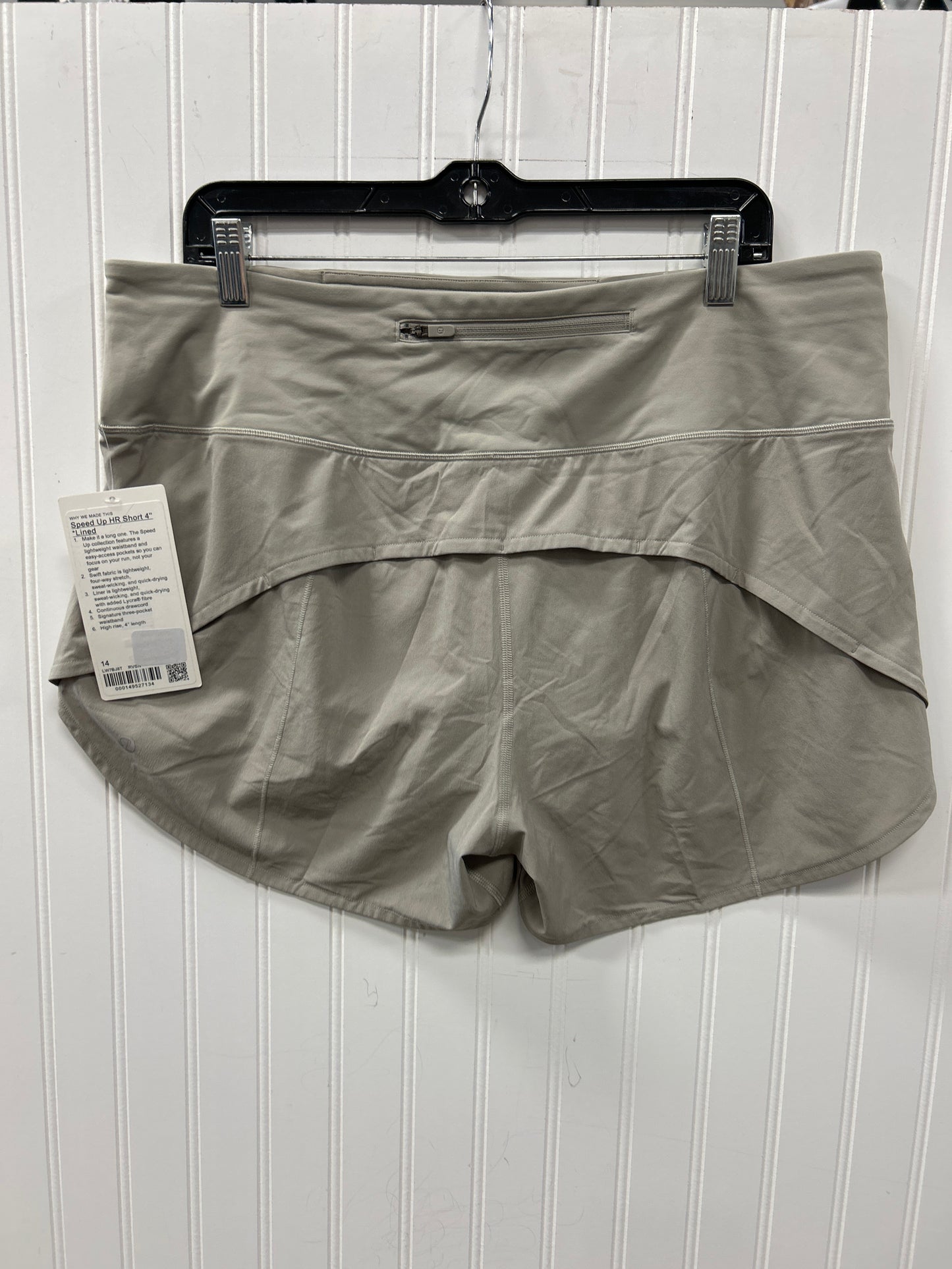 Athletic Shorts By Lululemon In Beige, Size:14