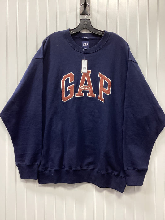 Sweatshirt Crewneck By Gap In Navy, Size:M