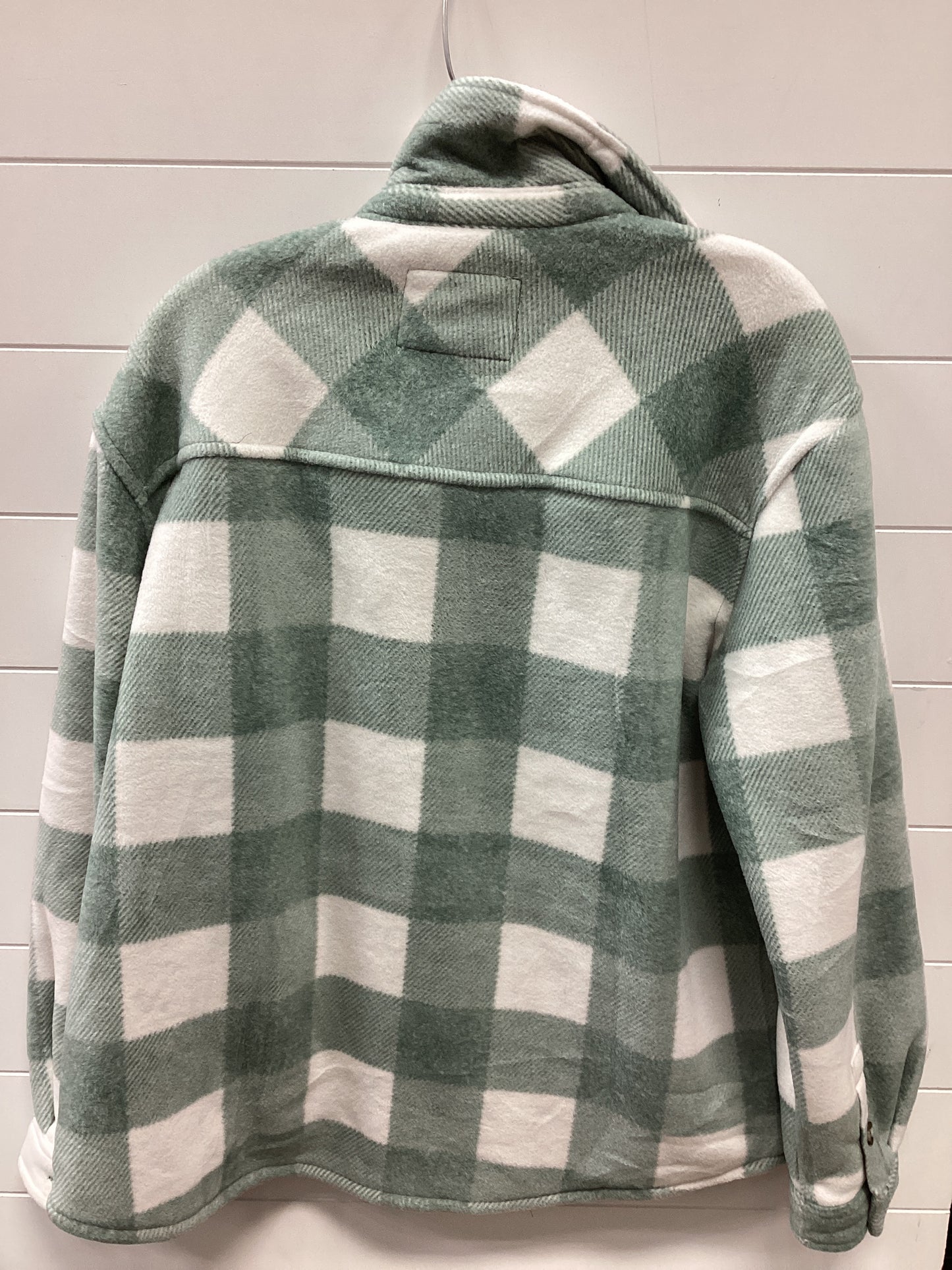 Jacket Fleece By Sage In Green, Size:L