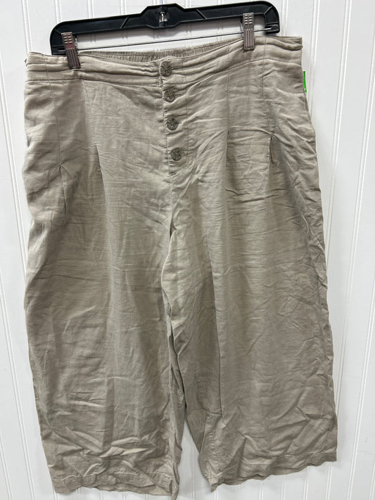 Capris By Sincerely Jules In Grey, Size:Xl