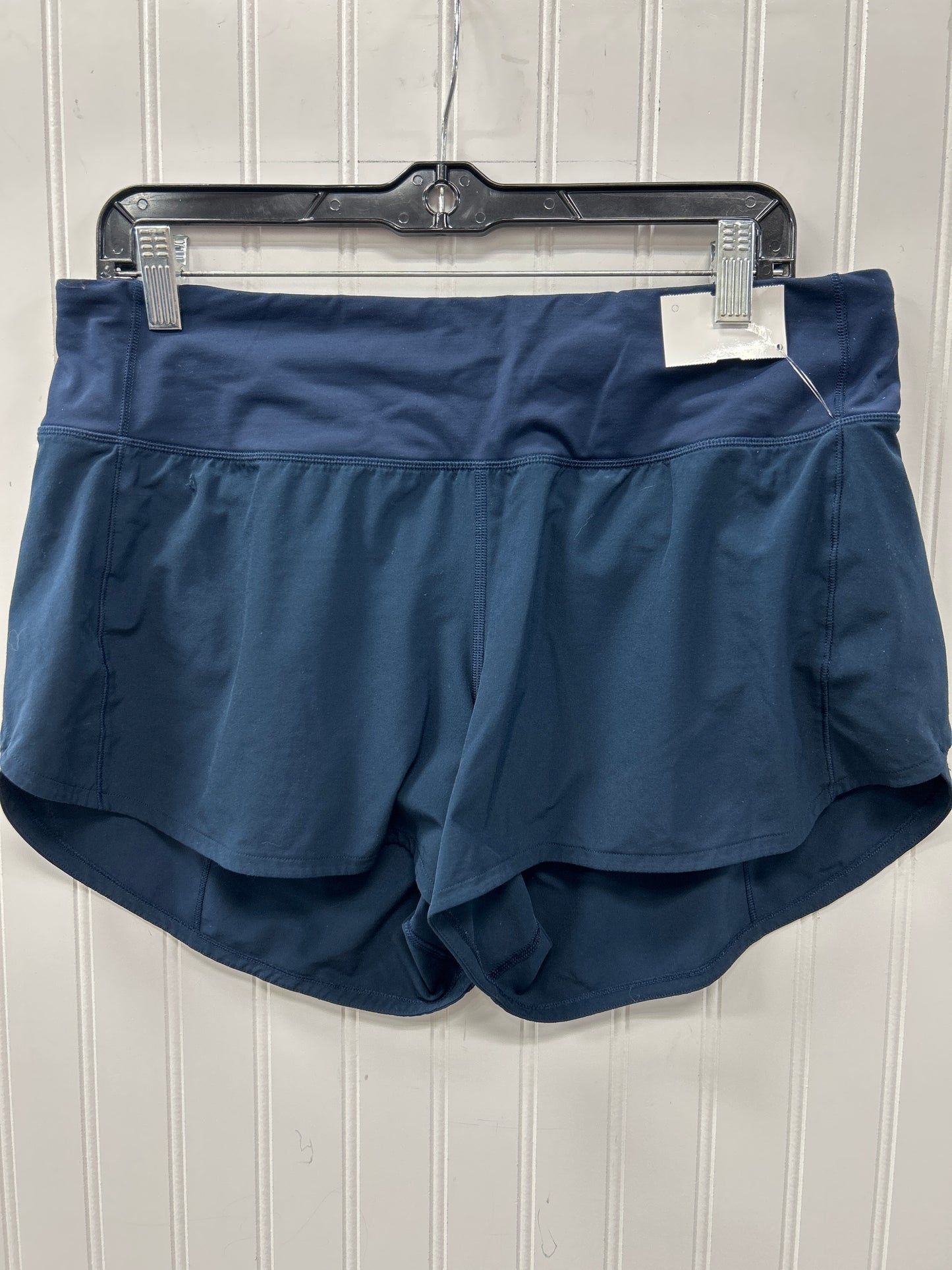 Athletic Shorts By Lululemon In Navy, Size:10L