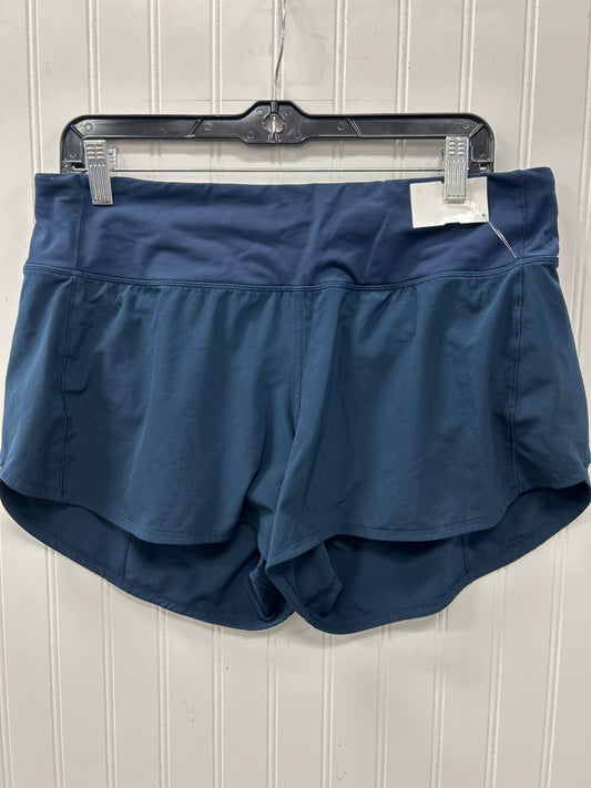 Athletic Shorts By Lululemon In Navy, Size:10L