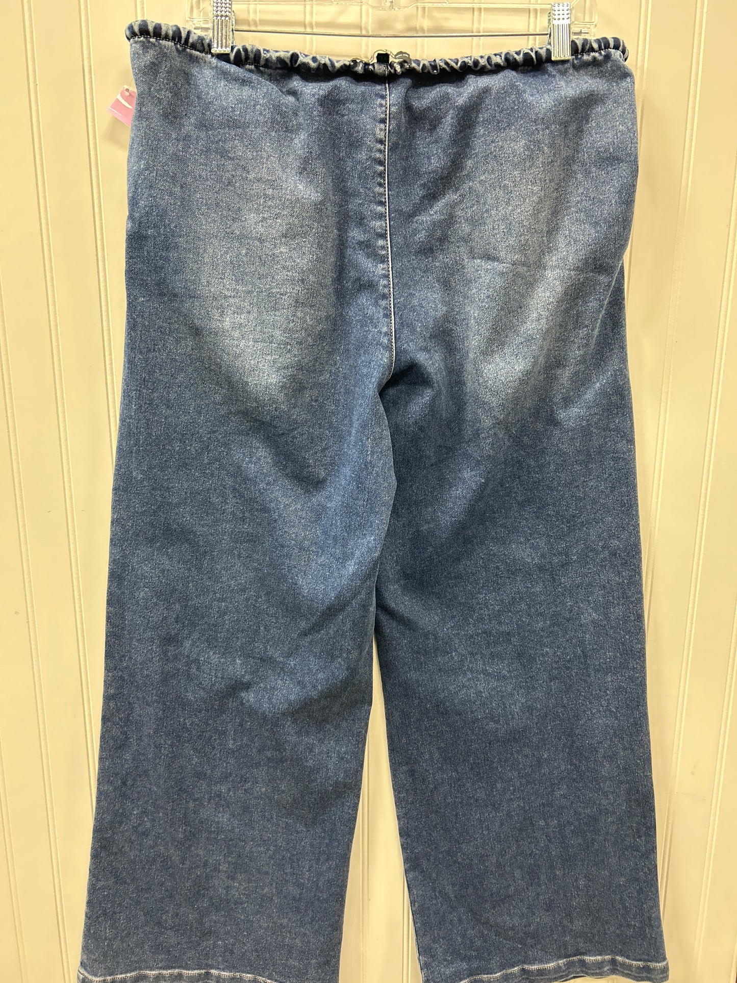 Jeans Straight By Rewash In Blue Denim, Size:16