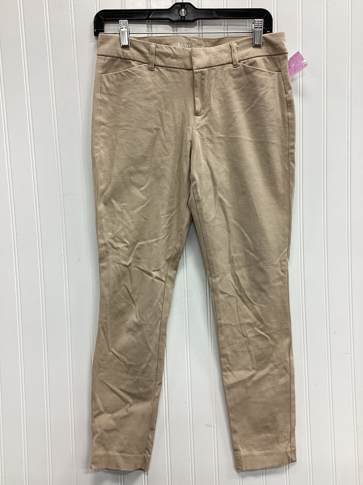 Pants Cropped By Old Navy In Tan, Size:4