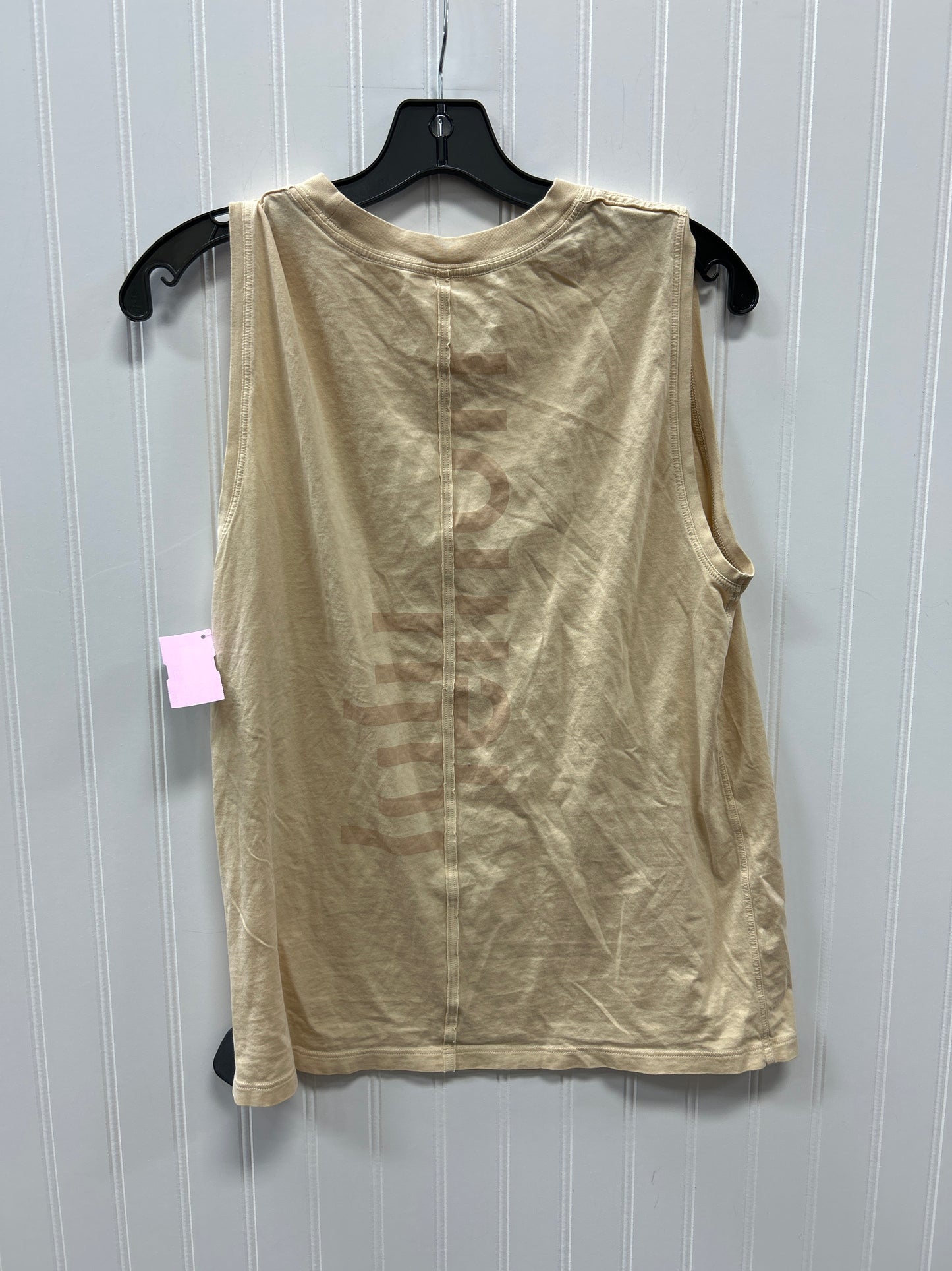 Athletic Tank Top By Lululemon In Cream, Size:6