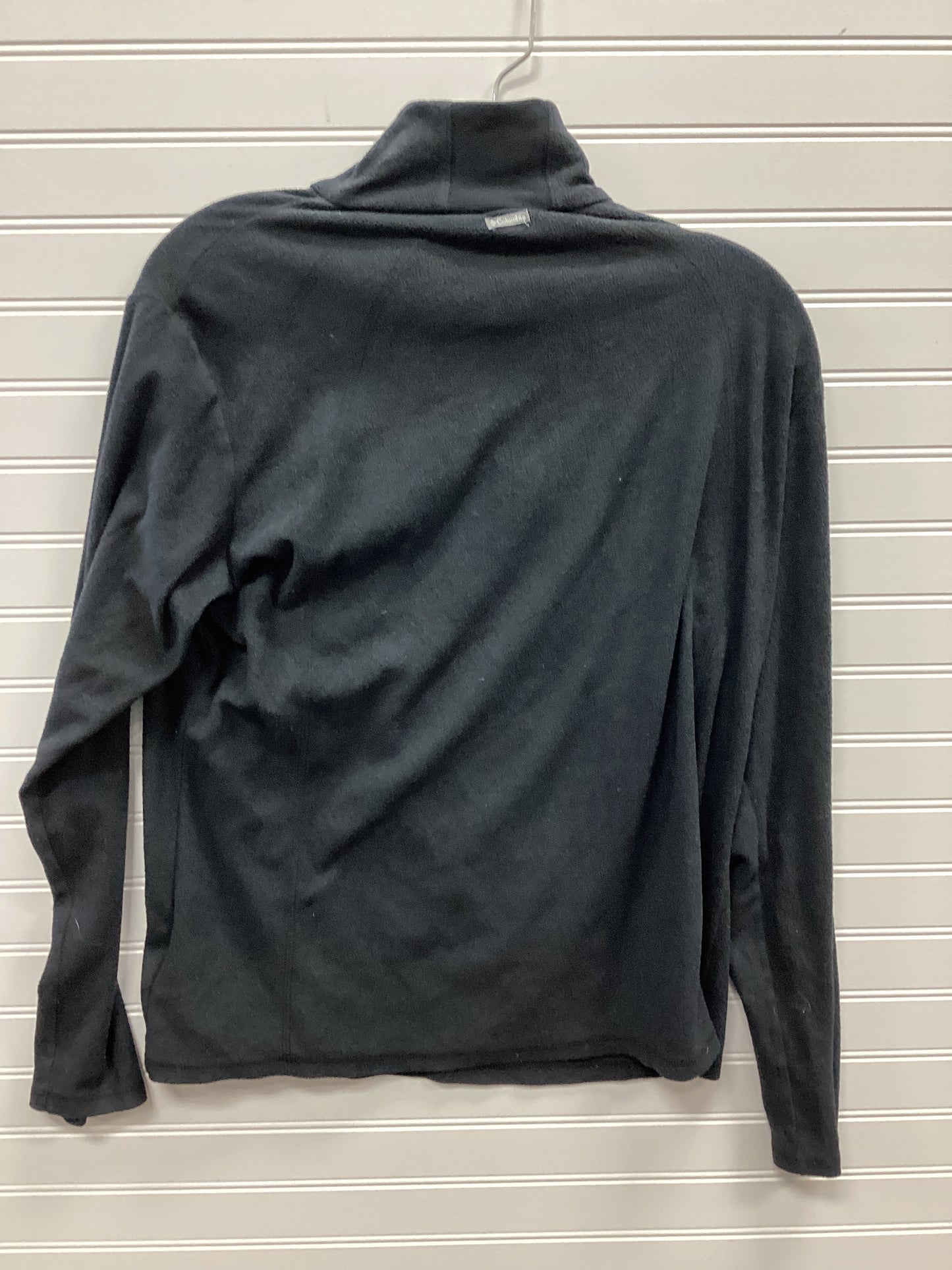 Athletic Top Ls Collar By Columbia In Black, Size:Xl