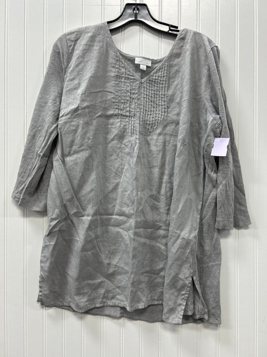 Top Ls By J. Jill In Grey, Size:L