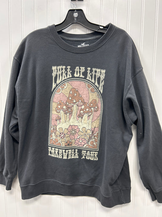 Top Ls By Hollister In Grey, Size:M