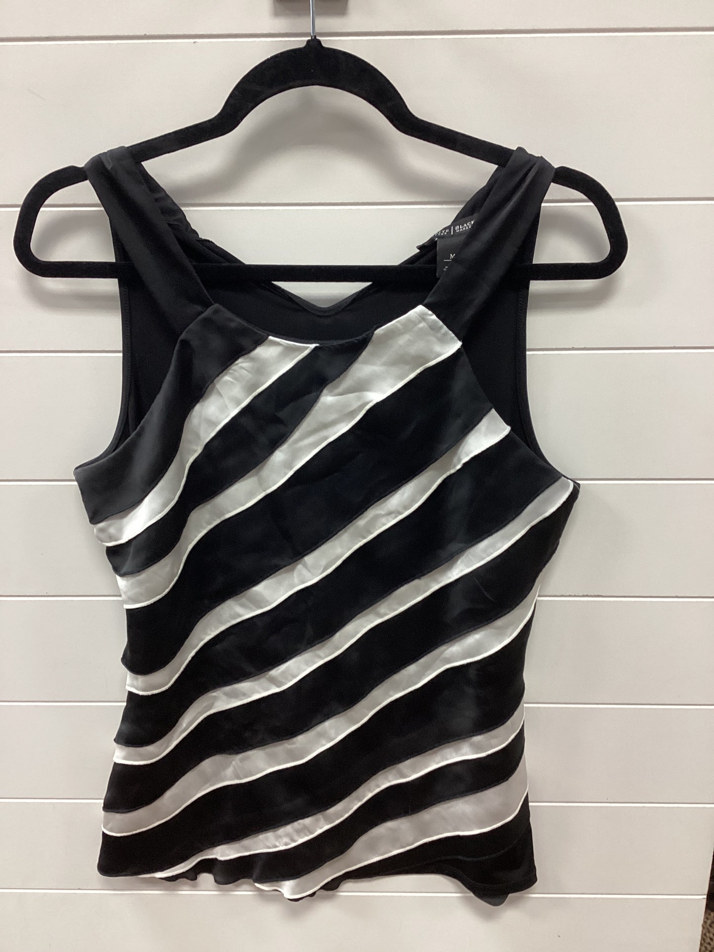 Top Sleeveless By White House Black Market In Black & White, Size:M