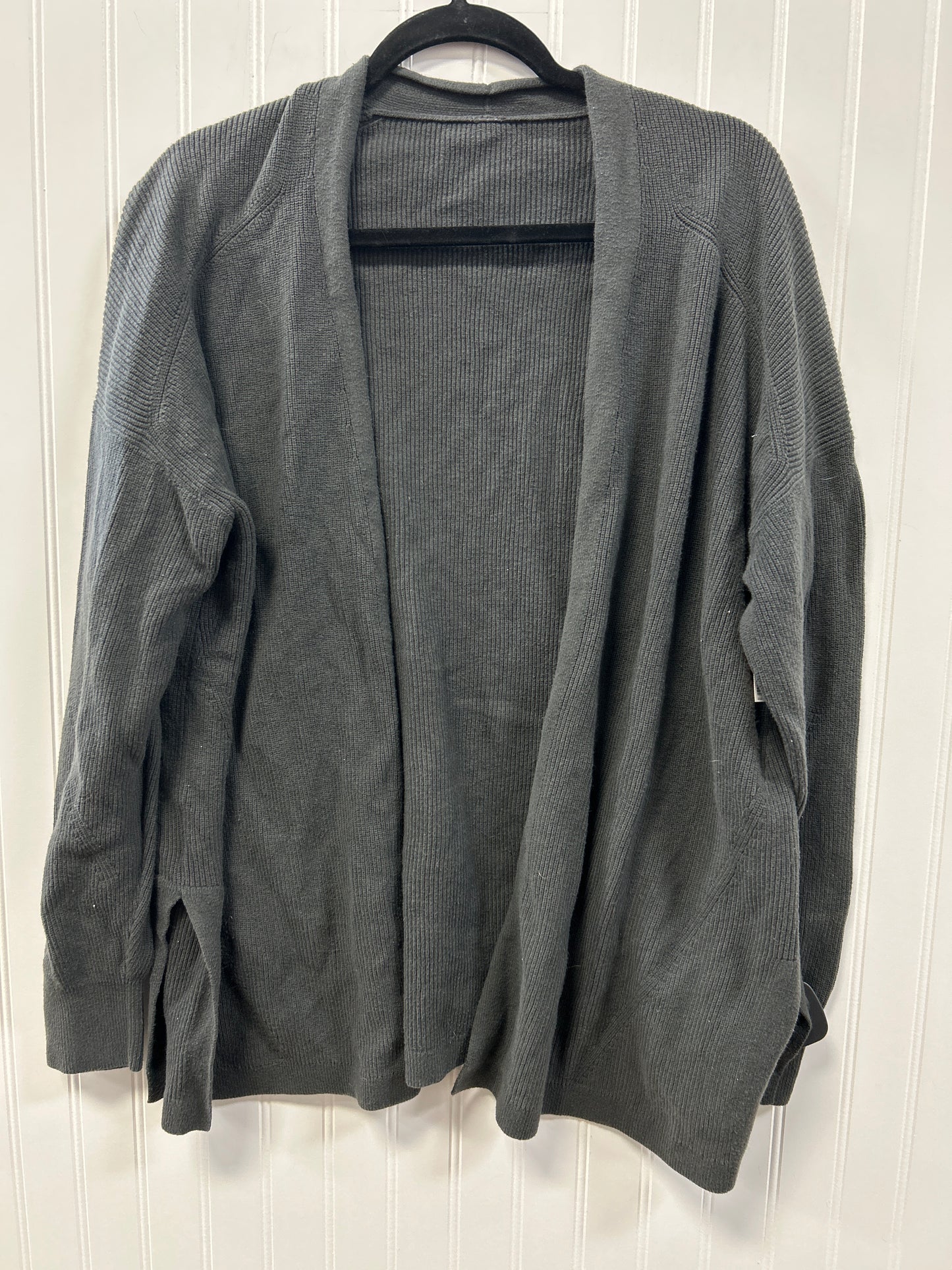 Athletic Jacket By Lululemon In Grey, Size:8