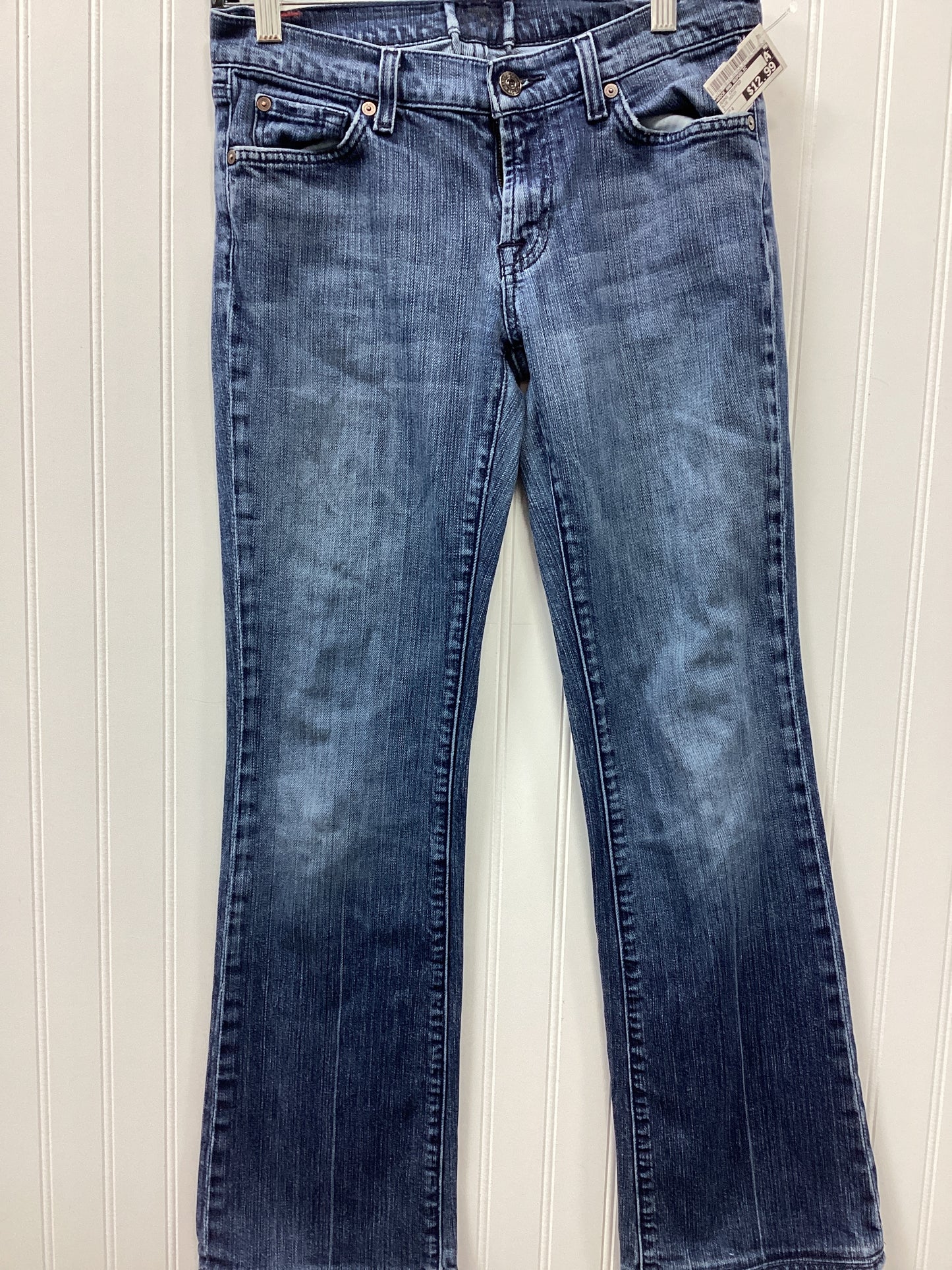 Jeans Cropped By Rock And Republic In Blue Denim, Size:4