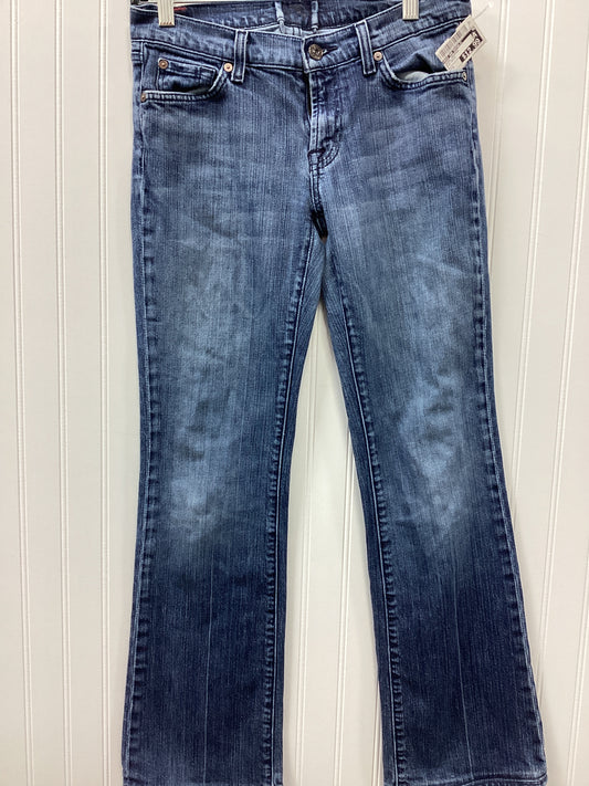 Jeans Cropped By Rock And Republic In Blue Denim, Size:4