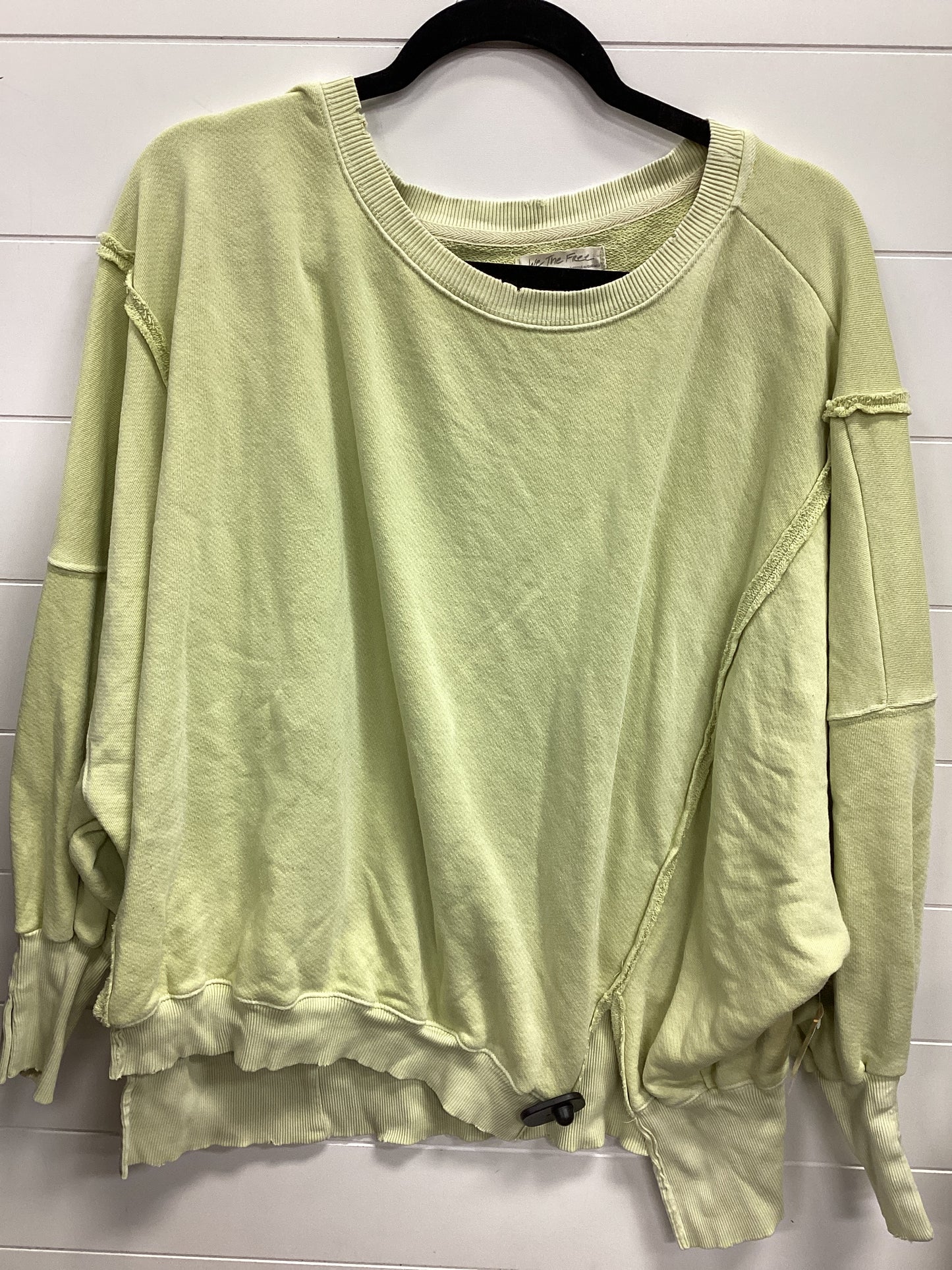 Sweatshirt Crewneck By We The Free In Yellow, Size:M
