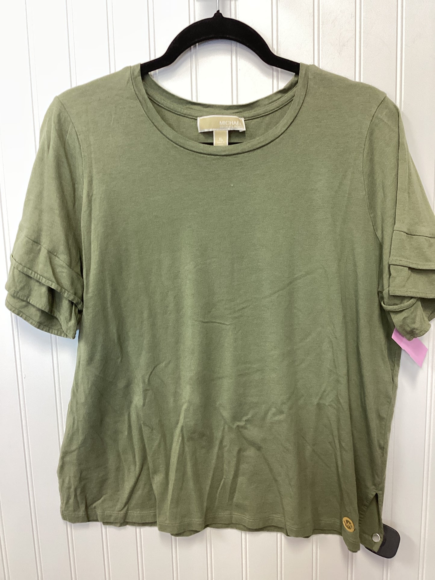 Top Ss By Michael By Michael Kors In Green, Size:Xl