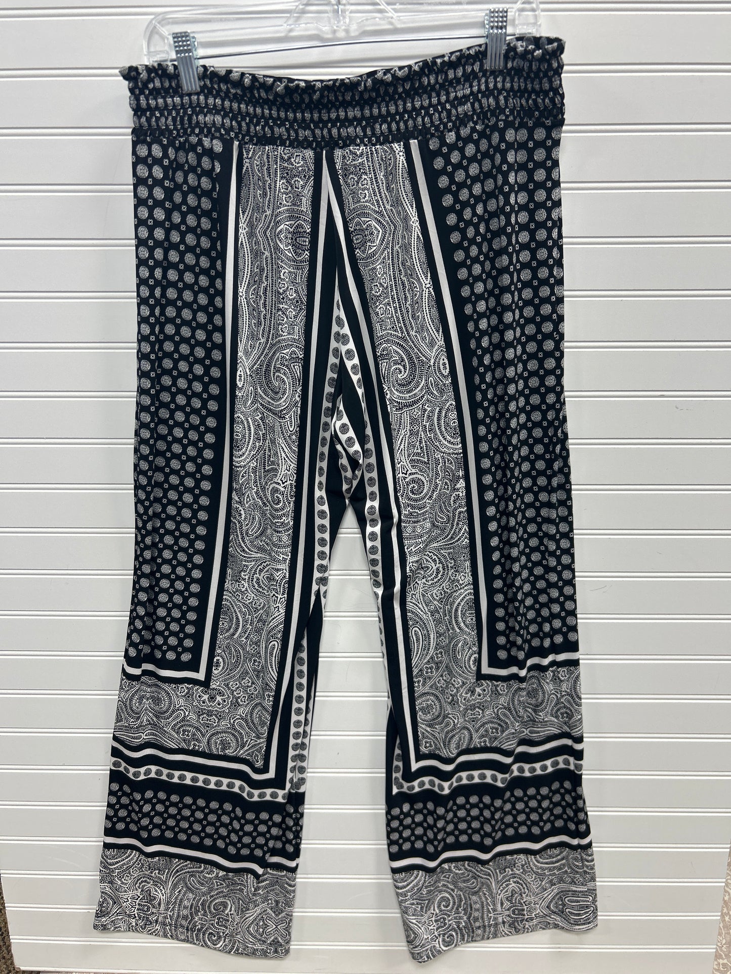 Pants Linen By International Concepts In Black, Size:Lp