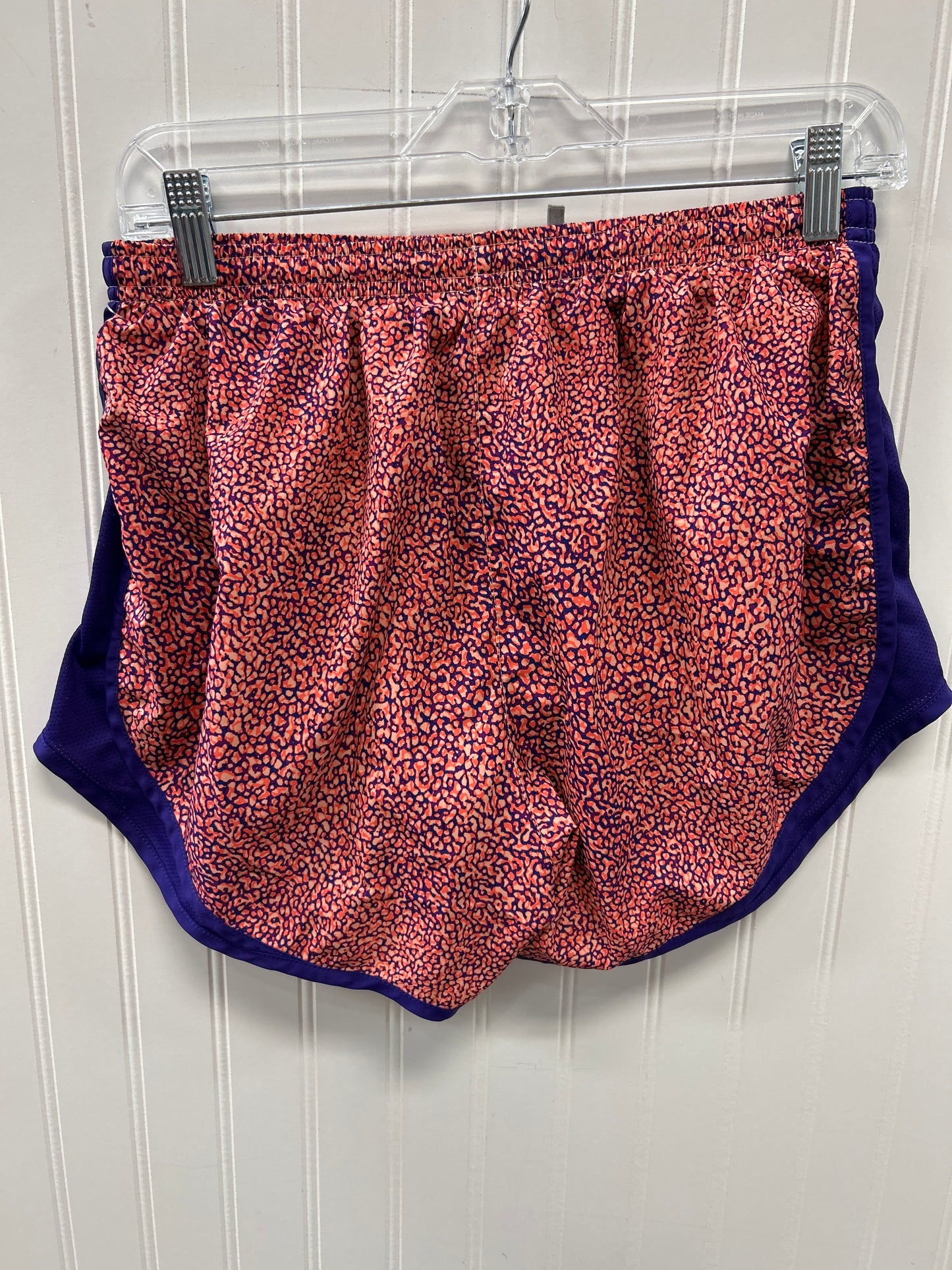 Athletic Shorts By Nike Apparel In Orange & Purple, Size:L