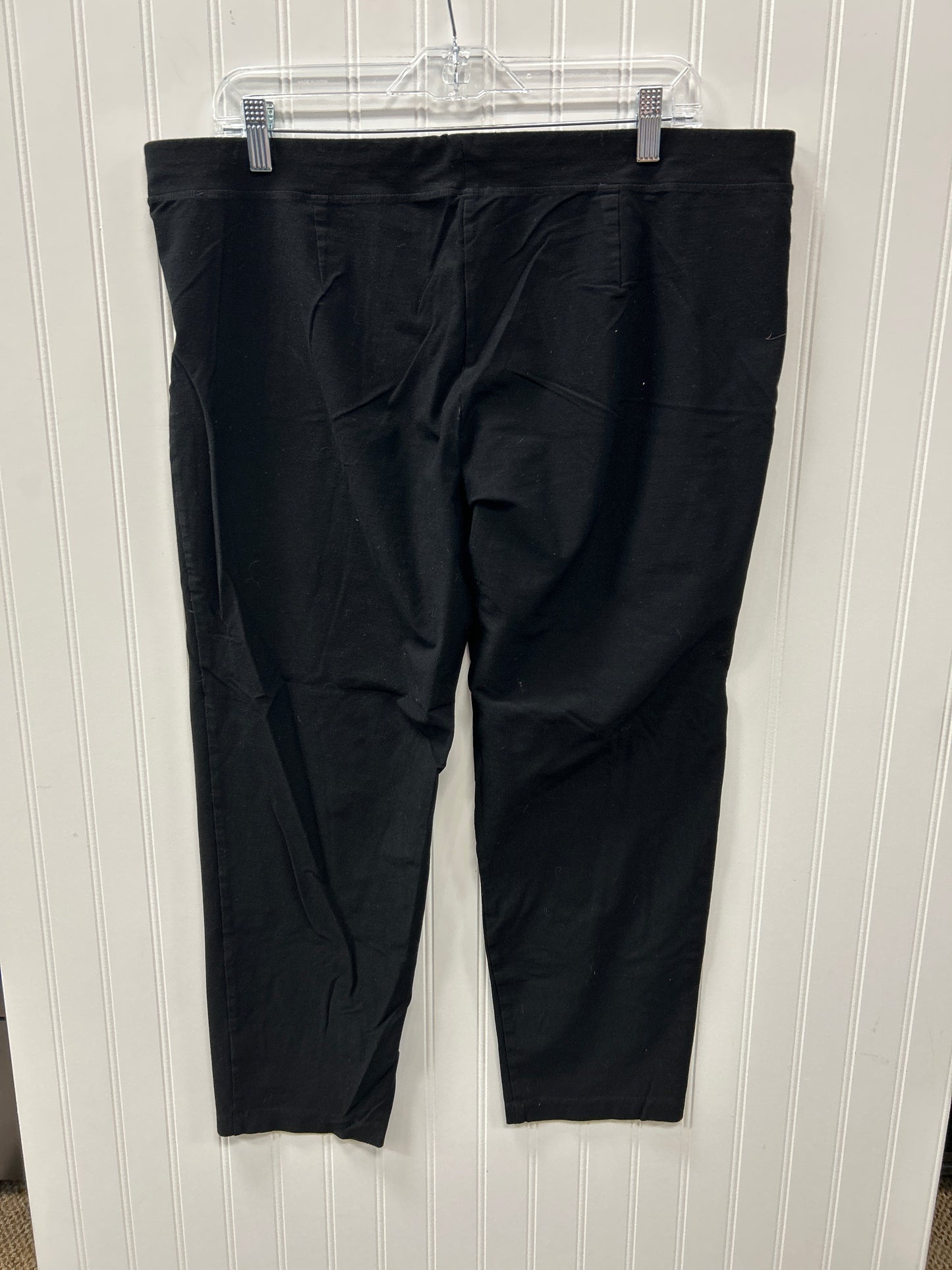 Pants Cropped By Eileen Fisher In Black, Size:1X