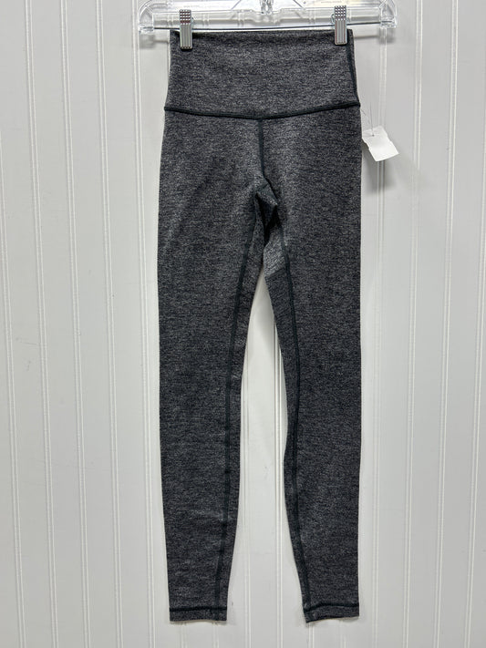 Athletic Leggings By Lululemon In Grey, Size:2