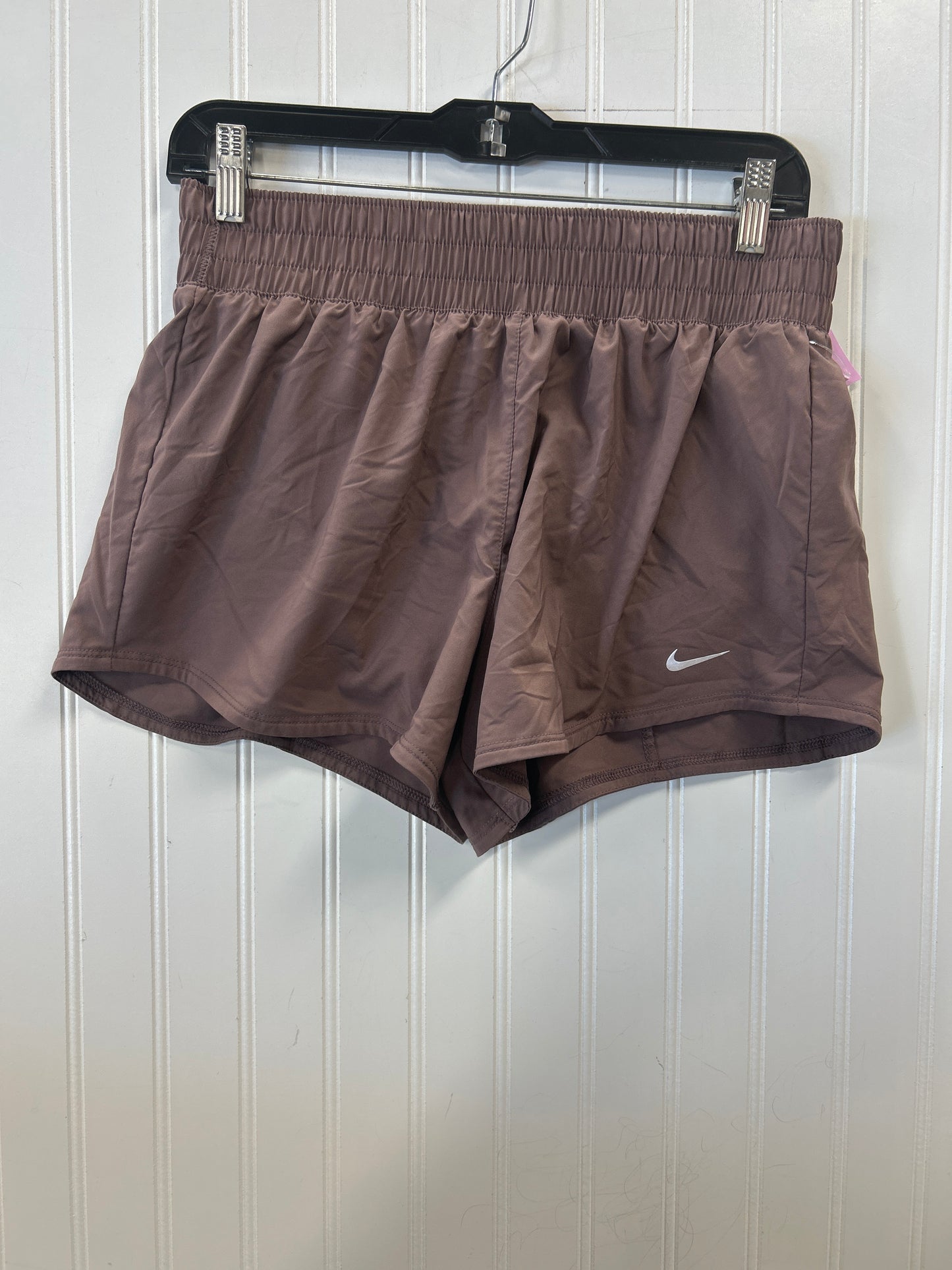 Athletic Shorts By Nike Apparel In Brown, Size:M