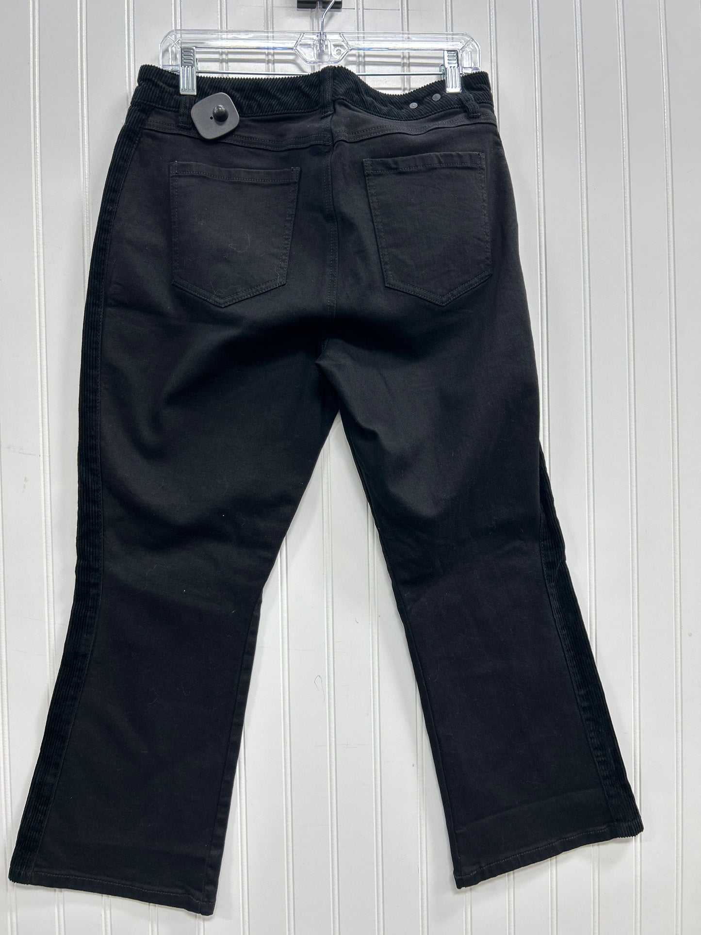 Jeans Straight By Cabi In Black Denim, Size:10