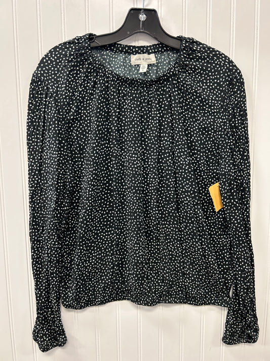 Top Ls By Cloth & Stone In Black, Size:L