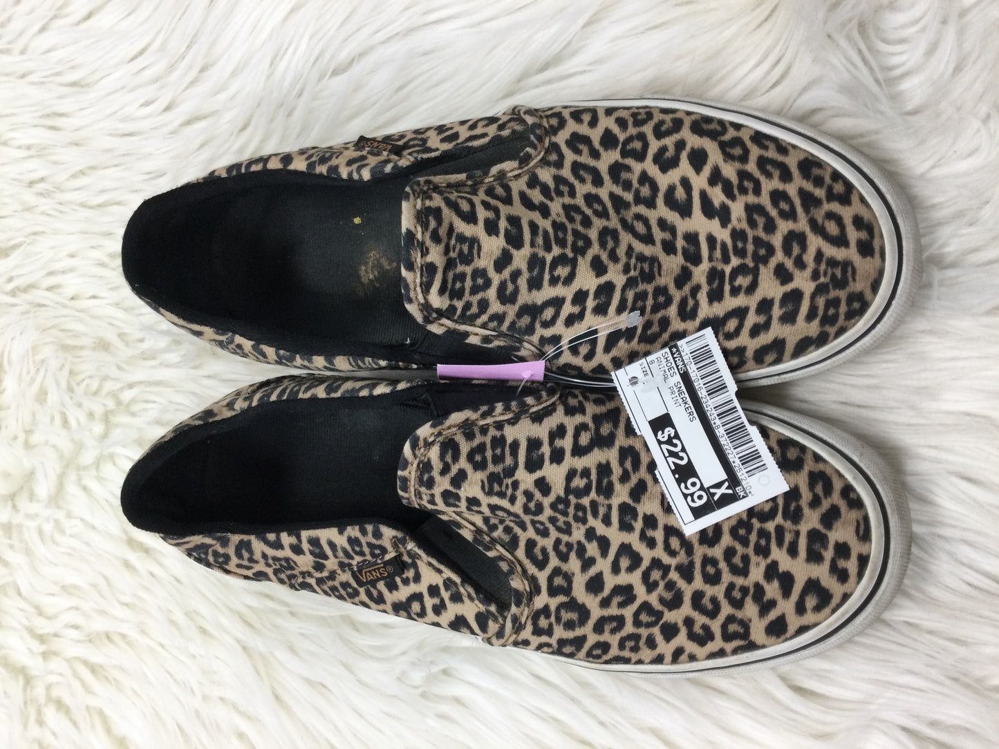 Shoes Sneakers By Vans In Animal Print, Size:8
