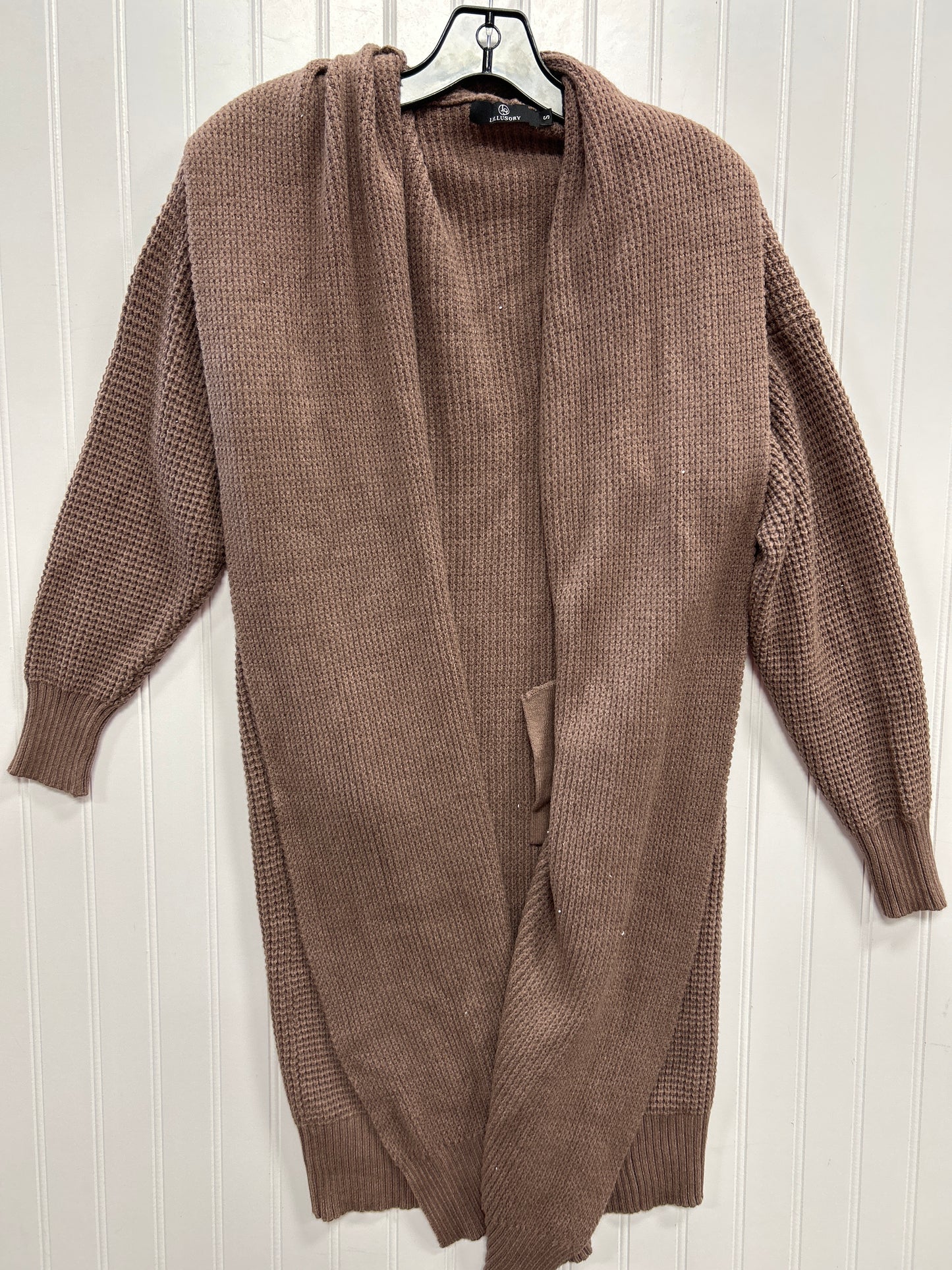 Sweater Cardigan By Lillusory In Brown, Size:S